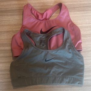 Nike Sports Bras- size Medium - 2 pack